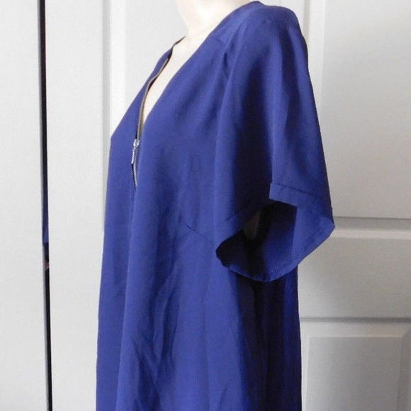 NWT Apt. 9 Petite Zipper Accent Tee Top Blouse - Picture 3 of 5